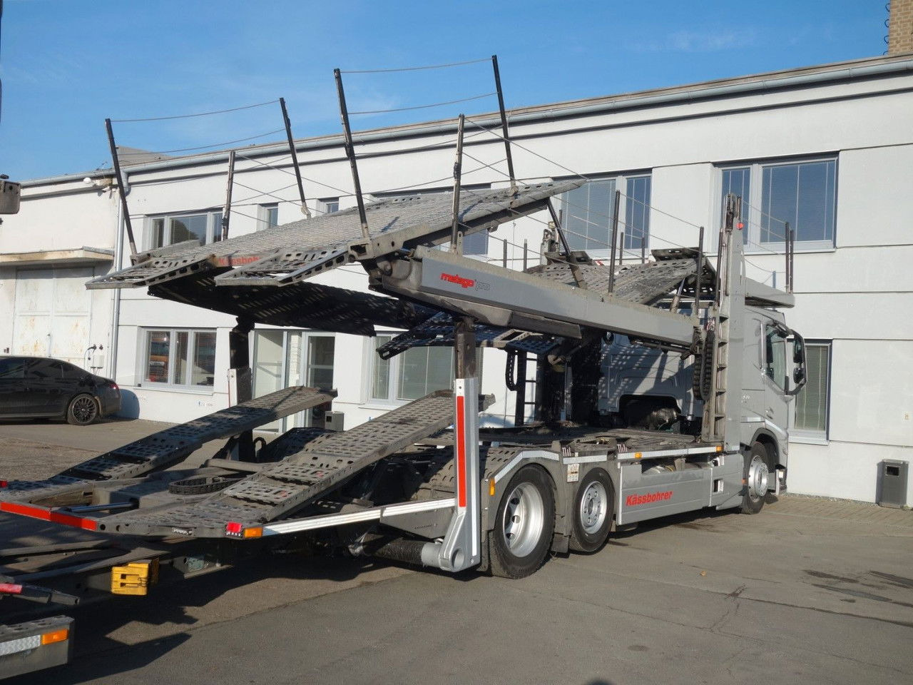 Autotransporter LKW Volvo FM 460 6x2 Kassbohrer Metago / Intago tt, VDI: das Bild 8