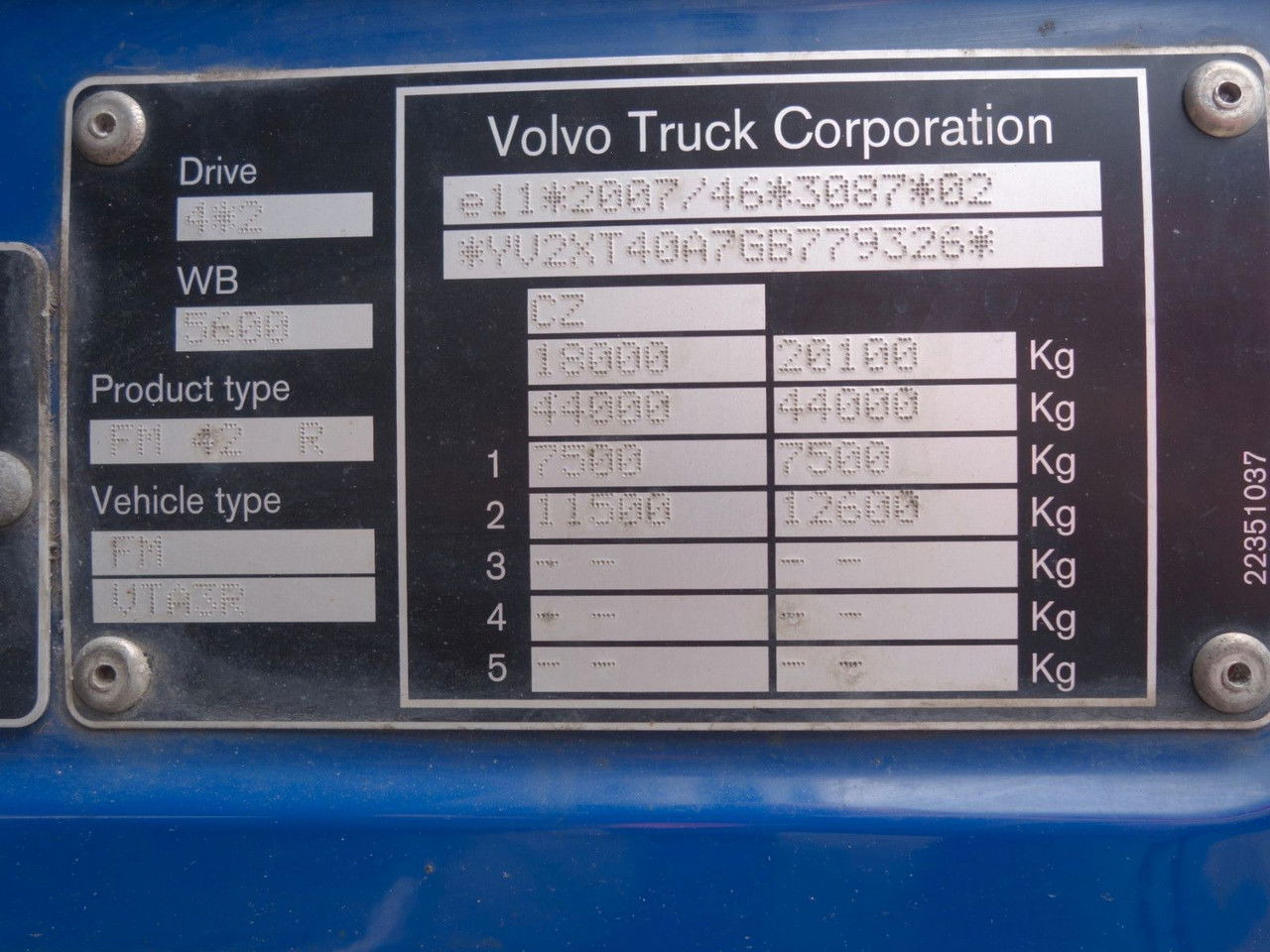 Autotransporter LKW Volvo FM 500 FM13 Kässbohrer Supertrans / Supertrans: das Bild 15