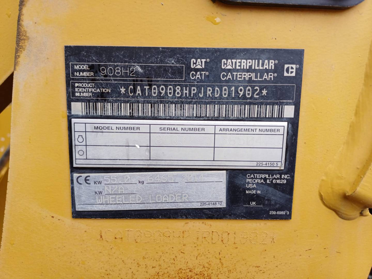 Radlader CAT 908H2: das Bild 6