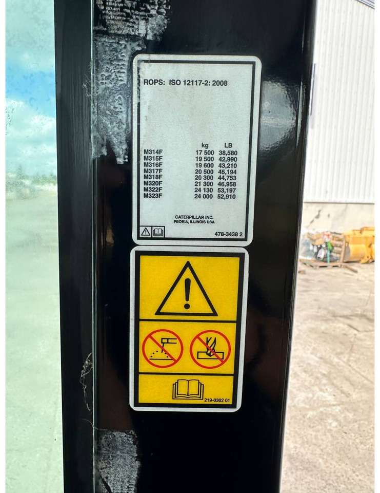 Mobilbagger CAT M318F: das Bild 8 Mobilbagger CAT M318F: das Bild 8