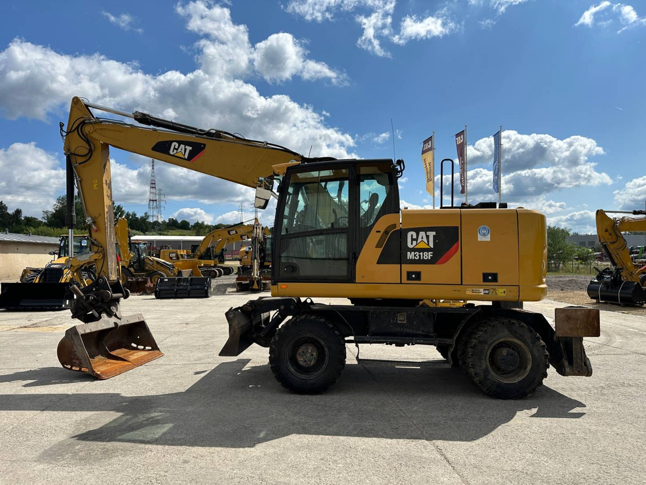 Mobilbagger CAT M318F: das Bild 9 Mobilbagger CAT M318F: das Bild 9
