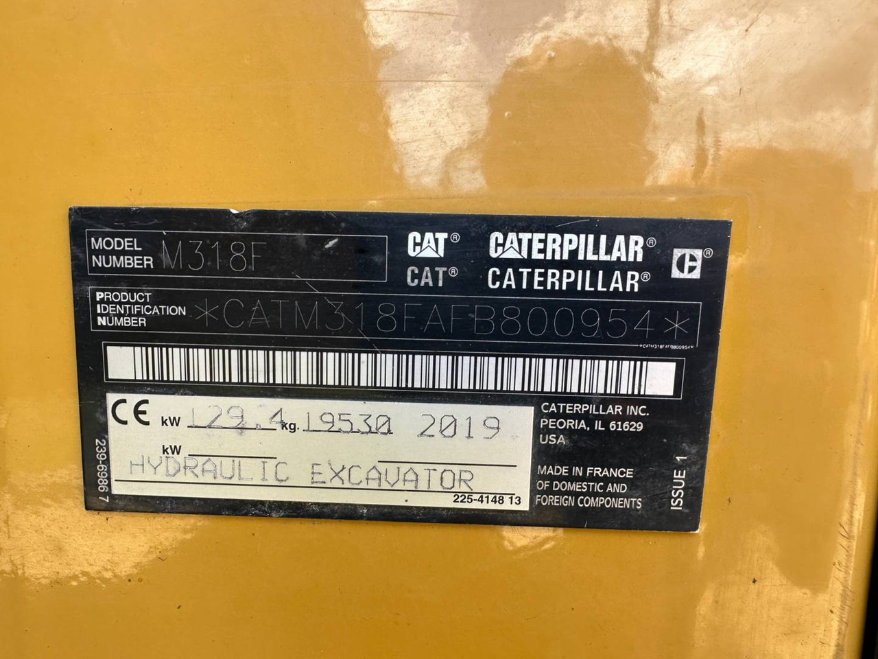 Mobilbagger CAT M318F: das Bild 6 Mobilbagger CAT M318F: das Bild 6