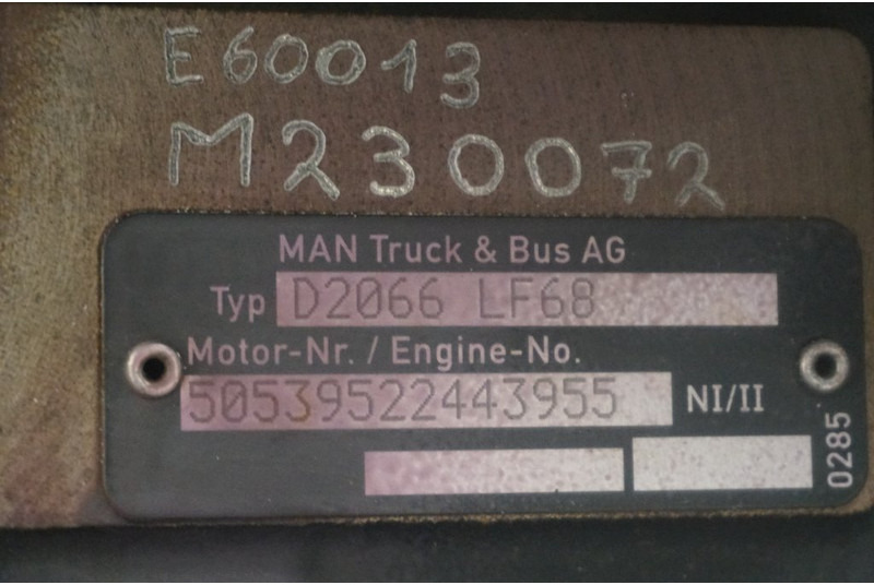 MAN D2066LF68 EURO6 320PS - Motor für LKW: das Bild 5 MAN D2066LF68 EURO6 320PS - Motor für LKW: das Bild 5
