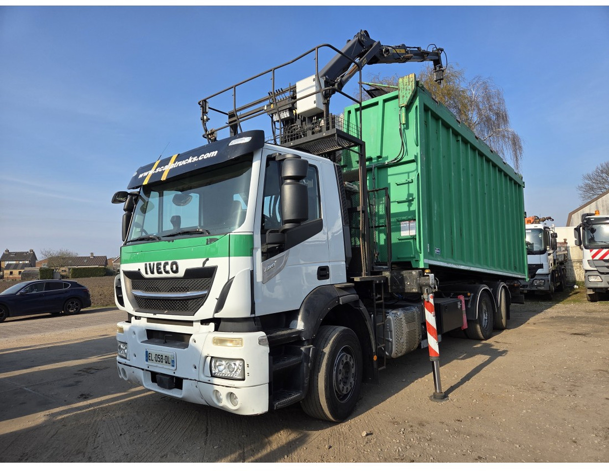 IVECO STRALIS 420 6X2 TIPPER CRANE KESLA 17 TON 2 EXT STEERING REAR AXLE - Kipper, Autokran: das Bild 1 IVECO STRALIS 420 6X2 TIPPER CRANE KESLA 17 TON 2 EXT STEERING REAR AXLE - Kipper, Autokran: das Bild 1