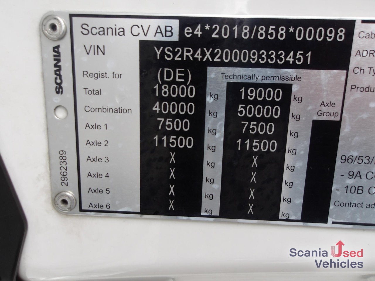 SCANIA R 460 NA - HIGHLINE - 2x TANKs - ACC - Sattelzugmaschine: das Bild 5 SCANIA R 460 NA - HIGHLINE - 2x TANKs - ACC - Sattelzugmaschine: das Bild 5