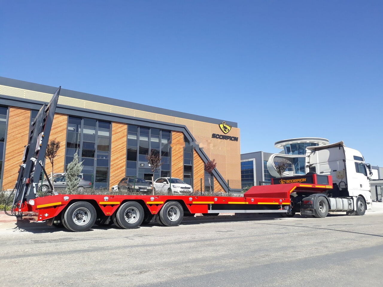Tieflader Auflieger, Zustand - NEU Scorpion Trailer 2024 NEW 3 AXLE (MANUFACTURER COMPANY): das Bild 1
