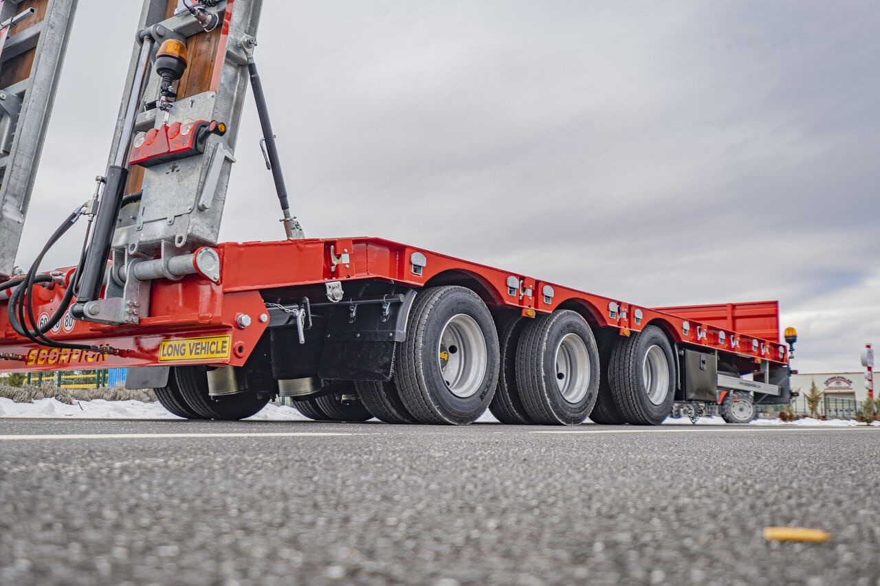 Tieflader Anhänger Für die Beförderung von schwere Technik, Zustand - NEU Scorpion Trailer SCORPION TRAILER NEW 3 AXLE TRIDEM TRAILER (MANUFACTURER COMPANY): das Bild 14