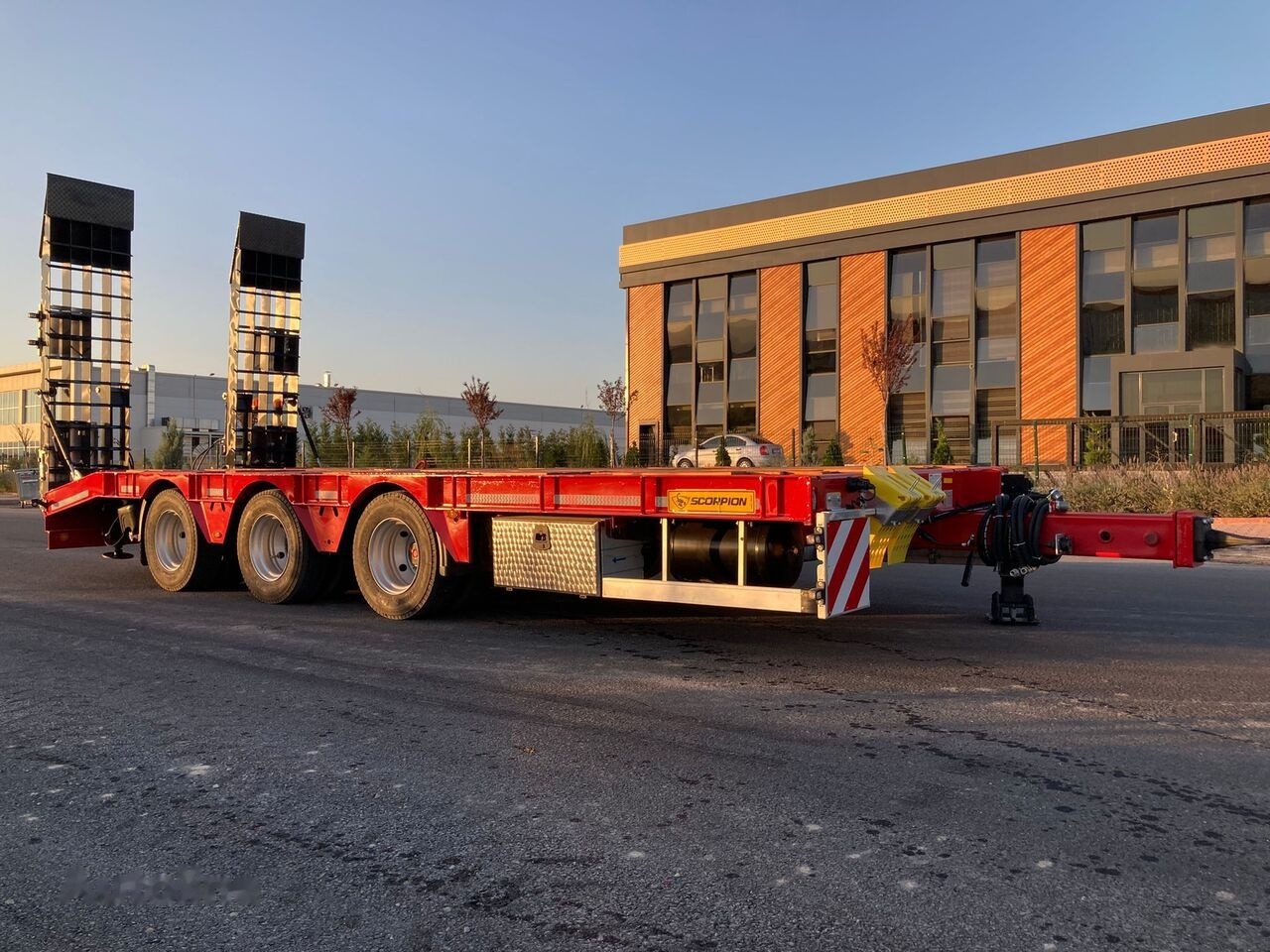 Tieflader Anhänger Für die Beförderung von schwere Technik, Zustand - NEU Scorpion Trailer SCORPION TRAILER NEW 3 AXLE TRIDEM TRAILER (MANUFACTURER COMPANY): das Bild 20