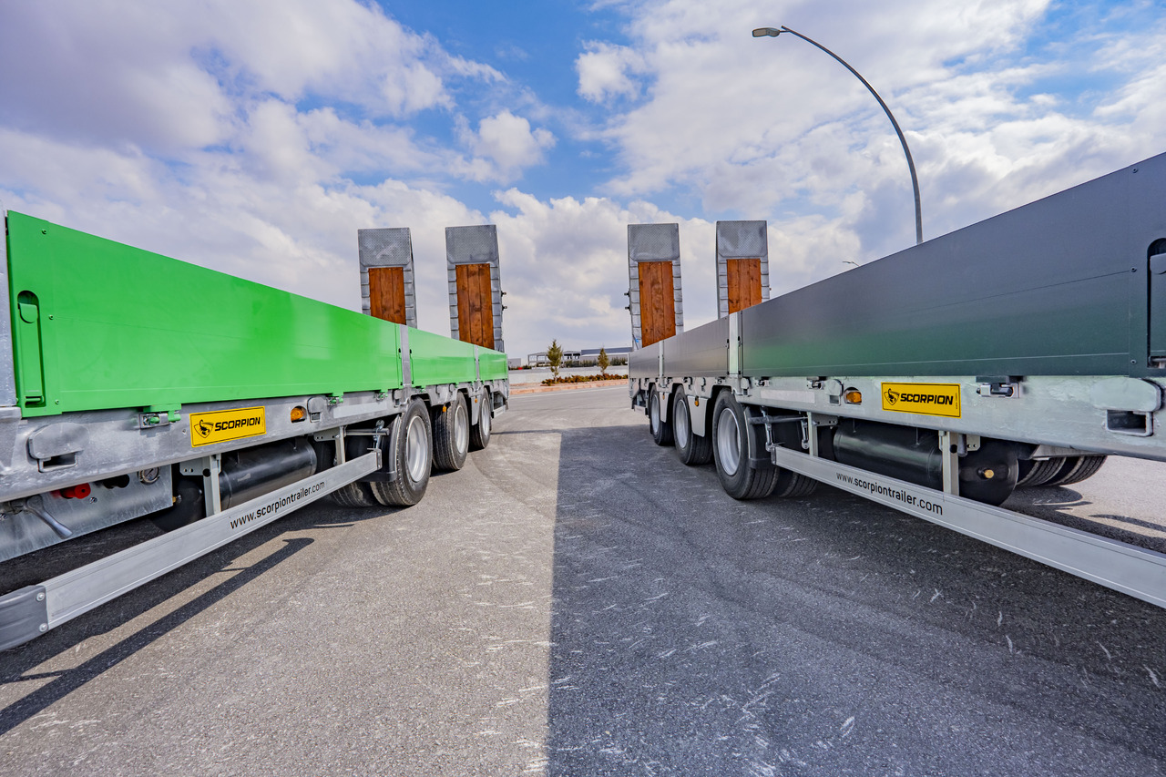Tieflader Anhänger Für die Beförderung von schwere Technik, Zustand - NEU Scorpion Trailer SCORPION TRAILER NEW 3 AXLE TRIDEM TRAILER (MANUFACTURER COMPANY): das Bild 12
