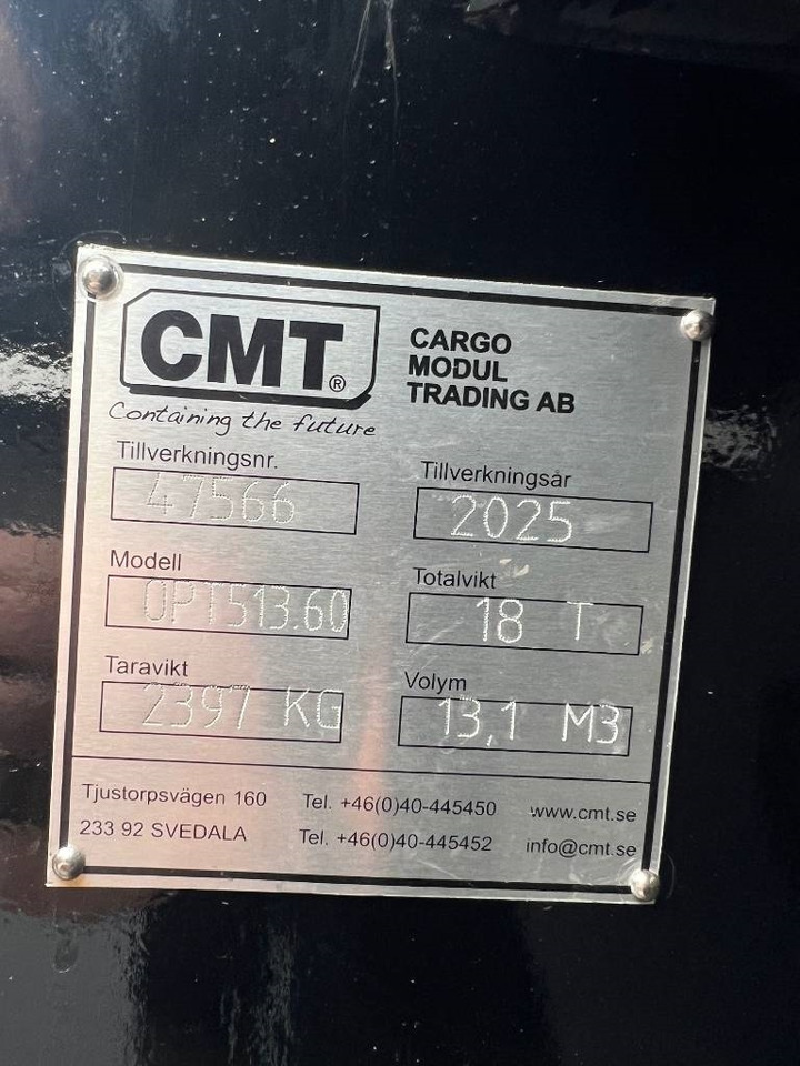 CMT Schaktflak 13m3 - Abrollcontainer: das Bild 3 CMT Schaktflak 13m3 - Abrollcontainer: das Bild 3