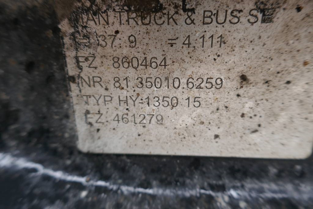 MAN TGS 26.360 Bakaxel, 81.35010.6259 - Achse und Teile für LKW: das Bild 3 MAN TGS 26.360 Bakaxel, 81.35010.6259 - Achse und Teile für LKW: das Bild 3