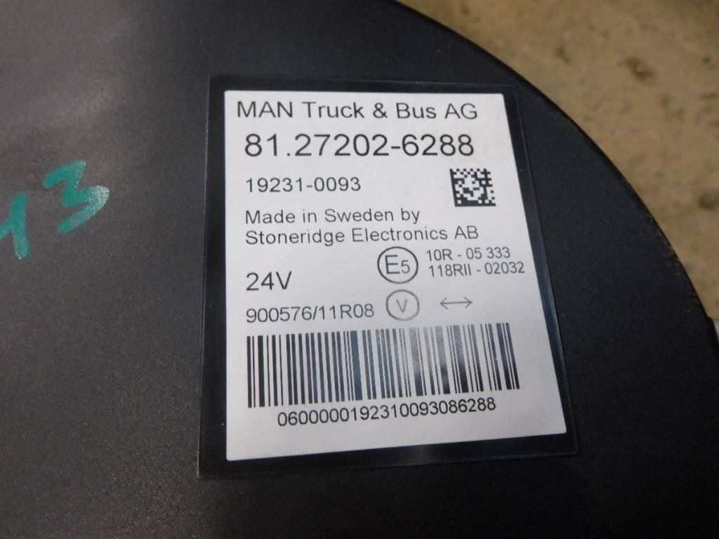 MAN TGS mätarhus, 81272026288 - Elektrische Ausrüstung für LKW: das Bild 3 MAN TGS mätarhus, 81272026288 - Elektrische Ausrüstung für LKW: das Bild 3