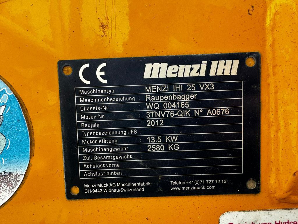 IHI 25VX3, 2.5ton, SWISS Machine  – Finanzierungsleasing IHI 25VX3, 2.5ton, SWISS Machine: das Bild 9