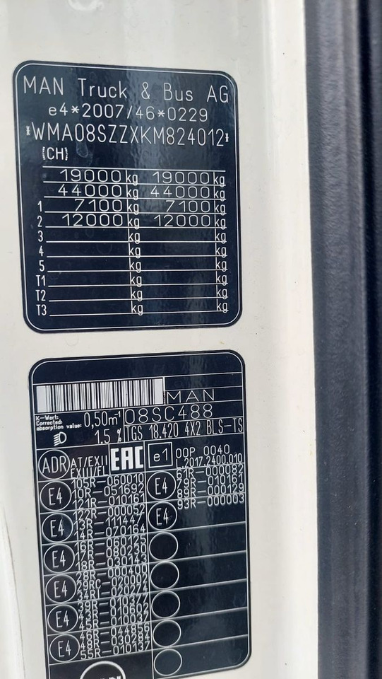 MAN TGS 18.420 4x2, E6, ADR, Retarder – Finanzierungsleasing MAN TGS 18.420 4x2, E6, ADR, Retarder: das Bild 13