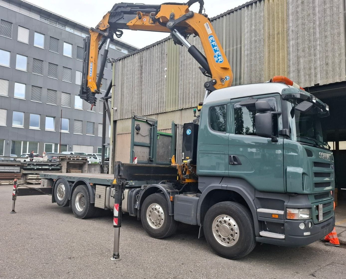 Scania R500 V8 8x2, E5, Effer 585 + Flyjib - Autokran: das Bild 2 Scania R500 V8 8x2, E5, Effer 585 + Flyjib - Autokran: das Bild 2
