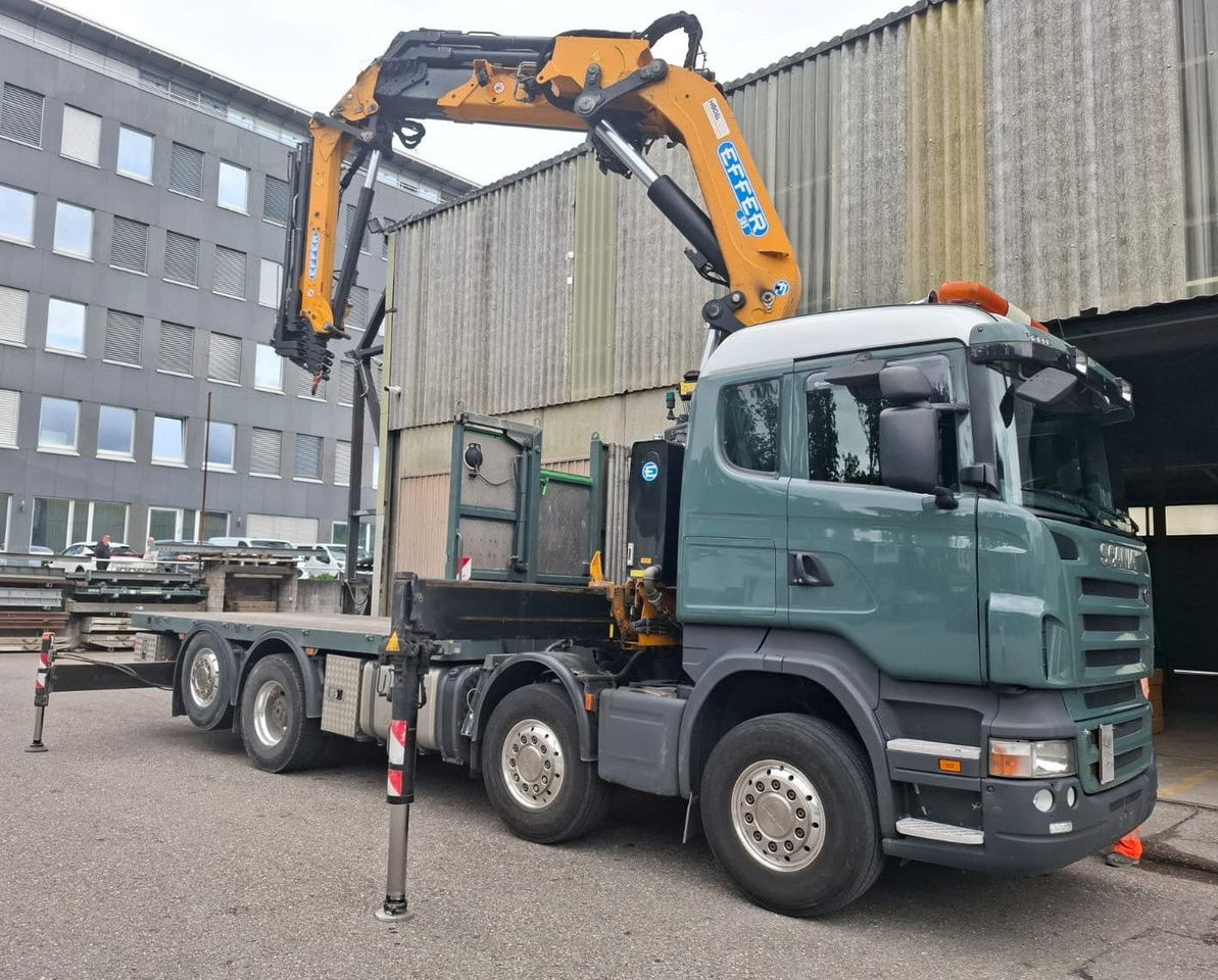 Scania R500 V8 8x2, E5, Effer 585 + Flyjib - Autokran: das Bild 3 Scania R500 V8 8x2, E5, Effer 585 + Flyjib - Autokran: das Bild 3