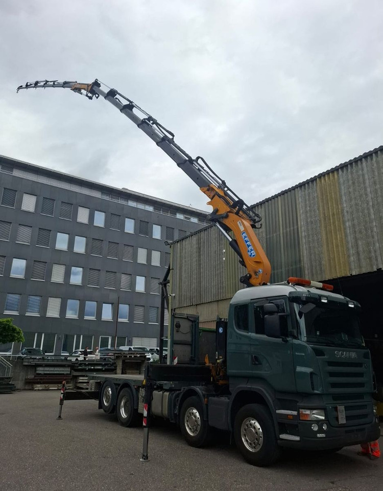 Scania R500 V8 8x2, E5, Effer 585 + Flyjib - Autokran: das Bild 1 Scania R500 V8 8x2, E5, Effer 585 + Flyjib - Autokran: das Bild 1