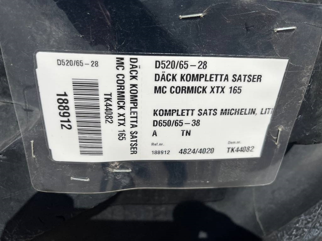 Michelin 650/65R38 520/65R28 till Case , MC Cormick - Reifen für Landmaschine: das Bild 2 Michelin 650/65R38 520/65R28 till Case , MC Cormick - Reifen für Landmaschine: das Bild 2