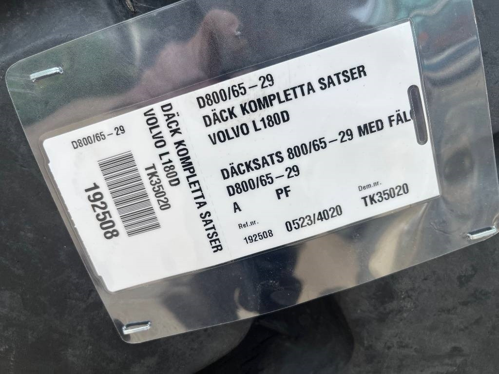 Michelin 800/65R29 XLD Volvo L150 L180 - Komplettrad: das Bild 2 Michelin 800/65R29 XLD Volvo L150 L180 - Komplettrad: das Bild 2