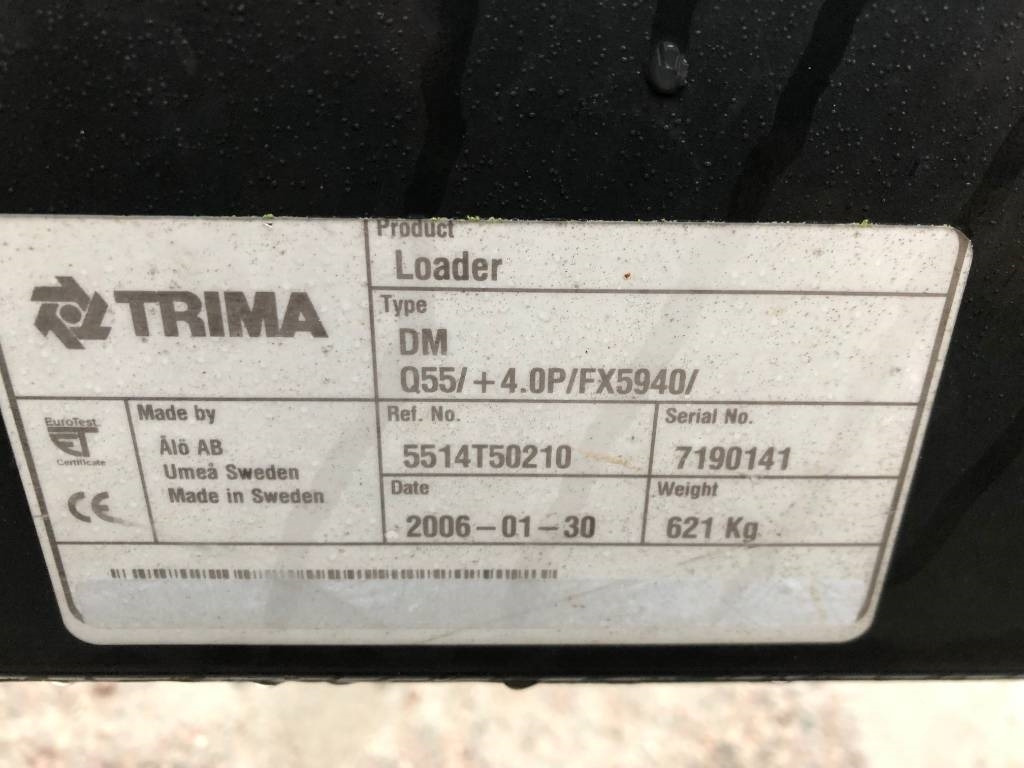 Reservdelar / Parts till Trima / Ålö +4,0P - Frontlader für Traktor: das Bild 3 Reservdelar / Parts till Trima / Ålö +4,0P - Frontlader für Traktor: das Bild 3