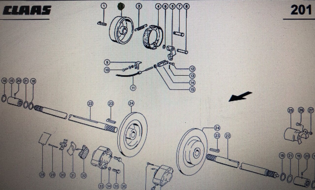 Bęben hamulcowy Class Mega 370-340 Nr katalogowy 000 260 686 0 - Bremstrommel für Mähdrescher: das Bild 1 Bęben hamulcowy Class Mega 370-340 Nr katalogowy 000 260 686 0 - Bremstrommel für Mähdrescher: das Bild 1