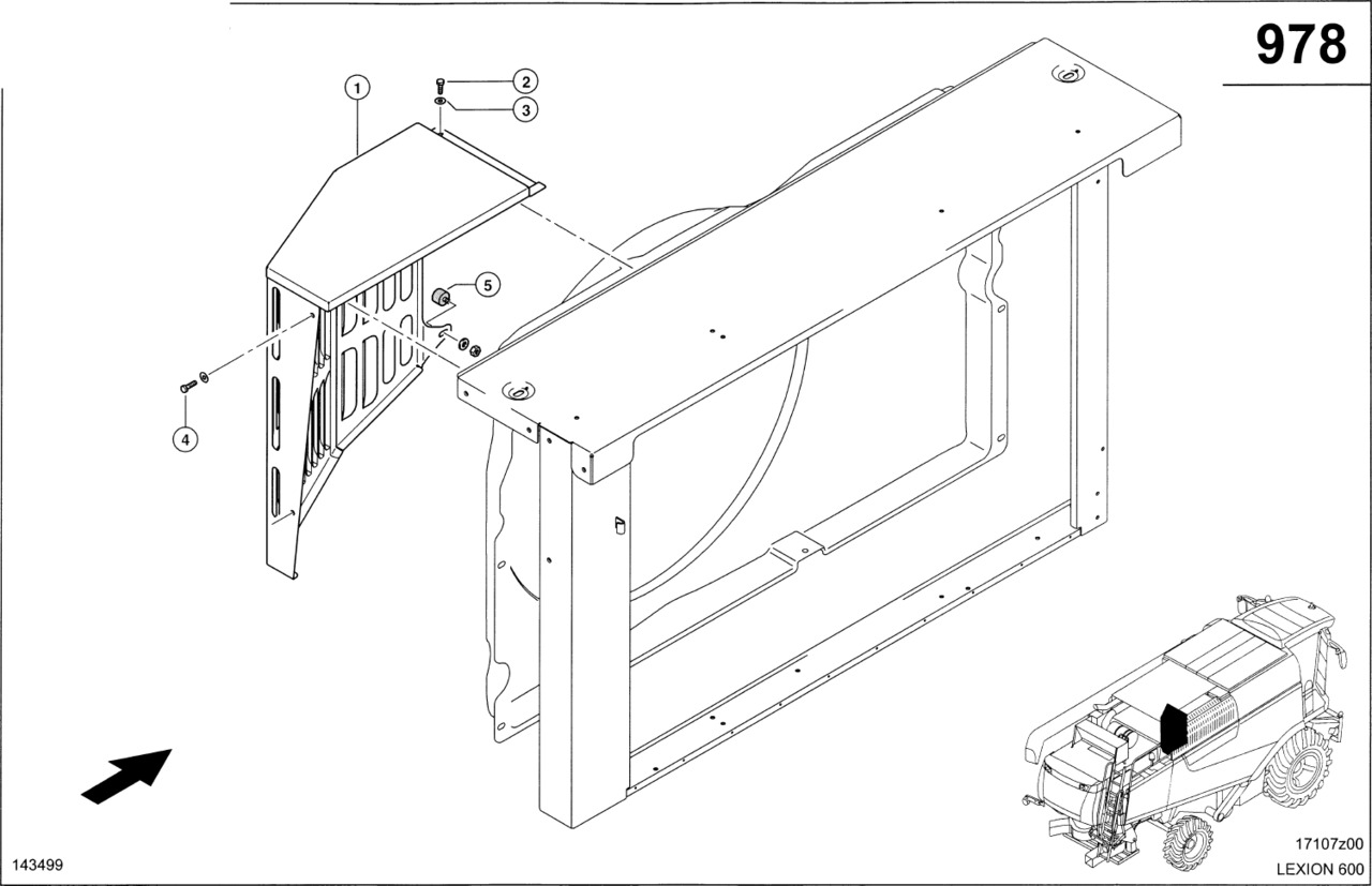 Claas Lexion 600 OSŁONA WENTYLATORA 0007438791 (Osłona wentylatora) - Ventilator für Mähdrescher: das Bild 1 Claas Lexion 600 OSŁONA WENTYLATORA 0007438791 (Osłona wentylatora) - Ventilator für Mähdrescher: das Bild 1