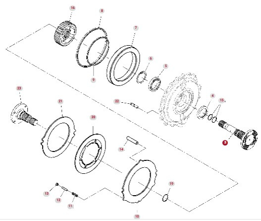 Fendt 930 933 936 939 942 GEN 7 Hamulec Wał Tłok Tarcz Hamulcowa Uchwyt CZĘŚCI - Bremsscheibe für Landmaschine: das Bild 1 Fendt 930 933 936 939 942 GEN 7 Hamulec Wał Tłok Tarcz Hamulcowa Uchwyt CZĘŚCI - Bremsscheibe für Landmaschine: das Bild 1