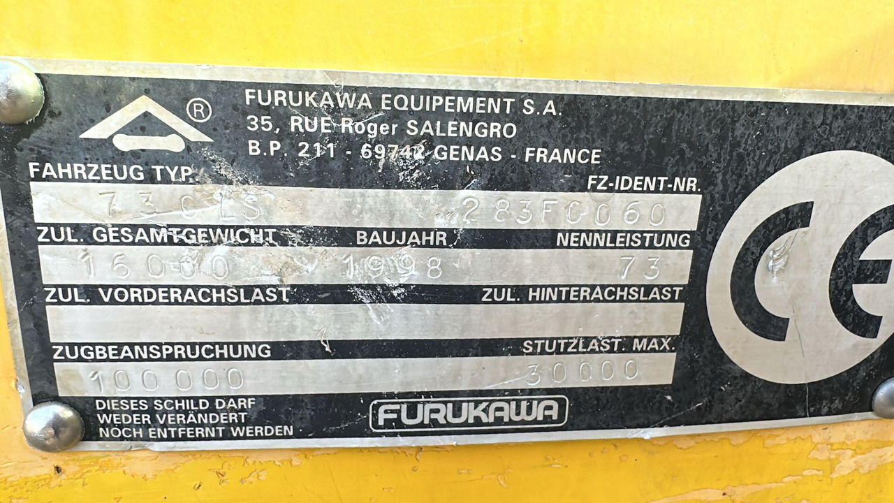 Furukawa 730 LS - Kettenbagger: das Bild 5 Furukawa 730 LS - Kettenbagger: das Bild 5