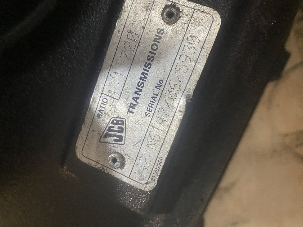 JCB 3CX - wałek zębaty 459/50384 - Transmission für Baumaschine: das Bild 2 JCB 3CX - wałek zębaty 459/50384 - Transmission für Baumaschine: das Bild 2