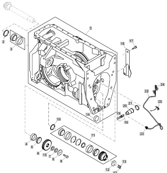 John Deere 8130 8230 8330 8430 8530 - skrzynka obudowa dyferencjału R306779 - Differenzial Getriebe für Landmaschine: das Bild 1 John Deere 8130 8230 8330 8430 8530 - skrzynka obudowa dyferencjału R306779 - Differenzial Getriebe für Landmaschine: das Bild 1