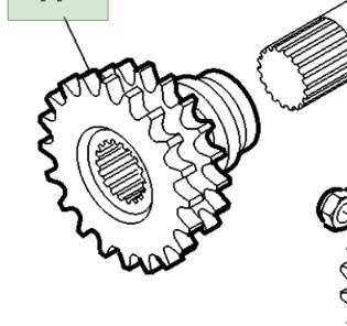 John Deere 9780CTS 9780 CTS Koło Zębate Napędowe AH149349 AFH205780 - Laufwerksteile für Landmaschine: das Bild 1 John Deere 9780CTS 9780 CTS Koło Zębate Napędowe AH149349 AFH205780 - Laufwerksteile für Landmaschine: das Bild 1