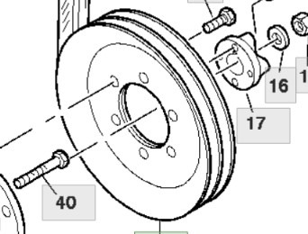 John Deere 9780CTS 9780HM 9780 CTS Koło Prowadzące H161415 CZĘŚCI - Drehkranz für Landmaschine: das Bild 1 John Deere 9780CTS 9780HM 9780 CTS Koło Prowadzące H161415 CZĘŚCI - Drehkranz für Landmaschine: das Bild 1
