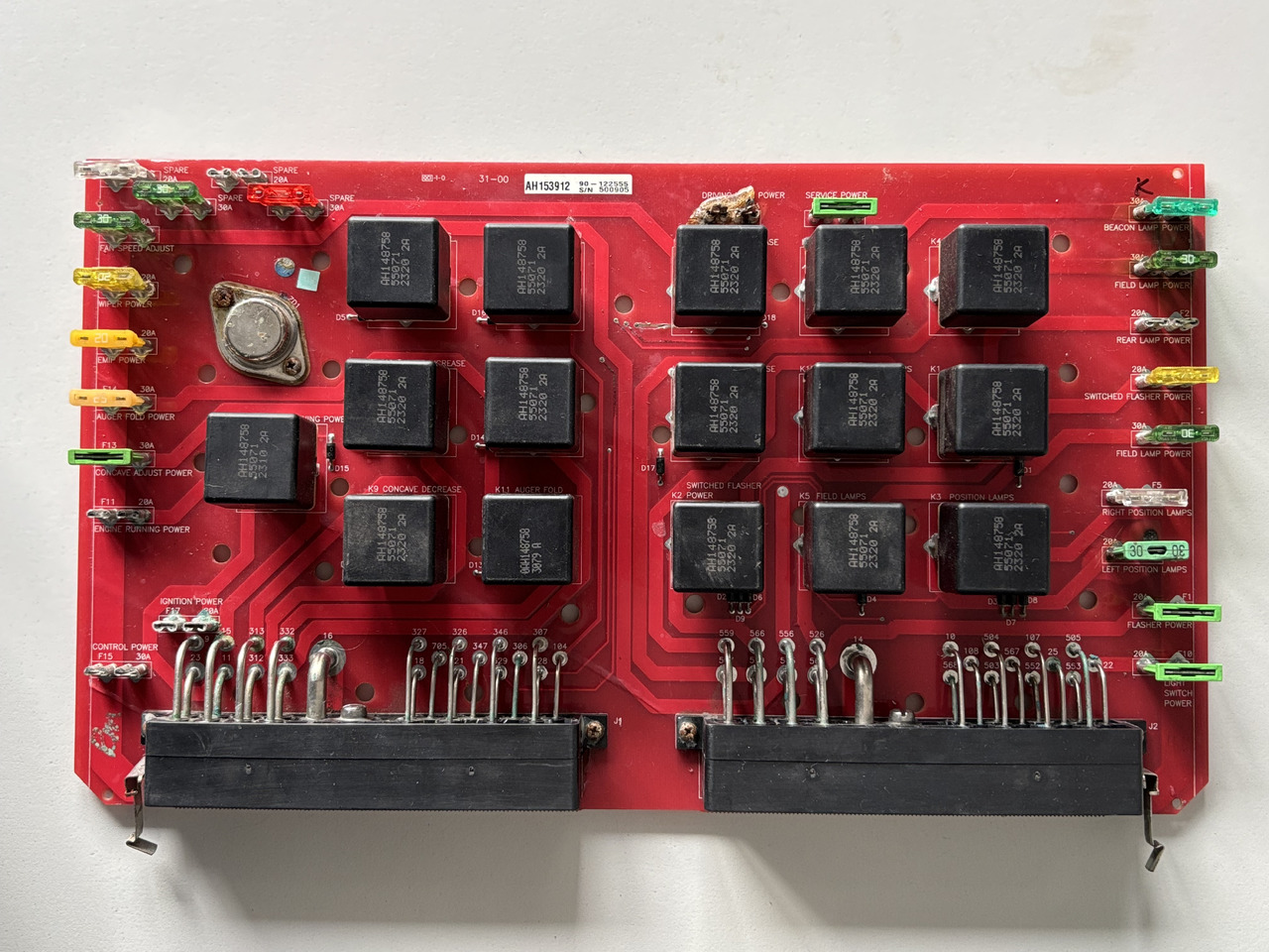 John Deere CTS AH153912 122555 Płyta bezpieczników - Sicherung für Landmaschine: das Bild 1 John Deere CTS AH153912 122555 Płyta bezpieczników - Sicherung für Landmaschine: das Bild 1