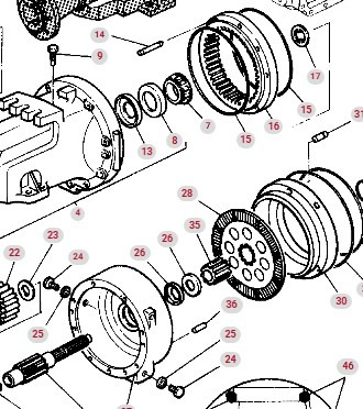 Massey Ferguson 8160 Układ Planetarny Zwolnica Wał CZĘŚCI - Fahrantrieb für Landmaschine: das Bild 2 Massey Ferguson 8160 Układ Planetarny Zwolnica Wał CZĘŚCI - Fahrantrieb für Landmaschine: das Bild 2