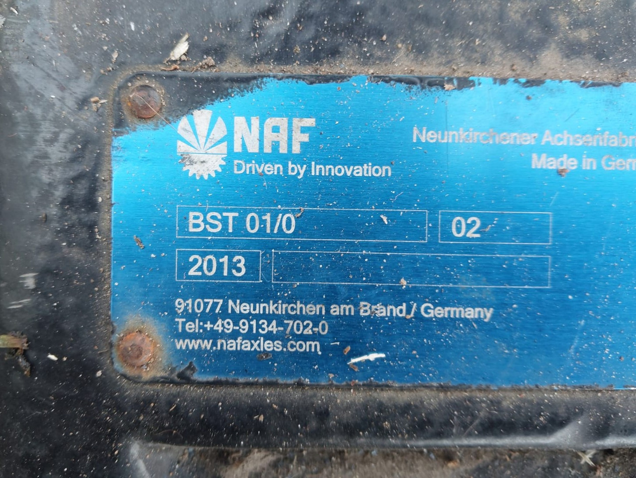 NAF BST 01/0 02 Oś Sztywna Kompletna Ponsse Komatsu NOWA - Achse und Teile für Forstmaschine: das Bild 4 NAF BST 01/0 02 Oś Sztywna Kompletna Ponsse Komatsu NOWA - Achse und Teile für Forstmaschine: das Bild 4