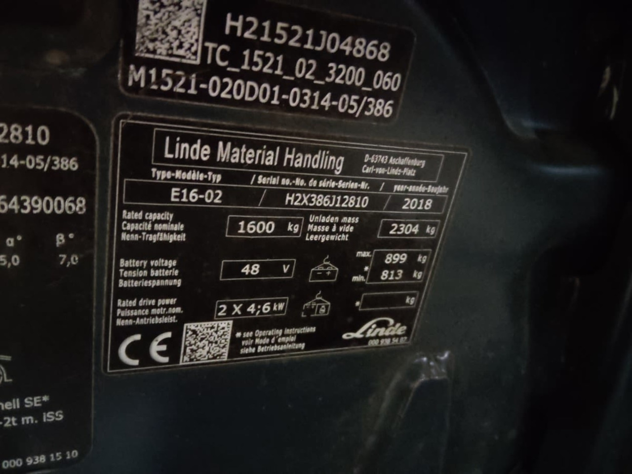 Linde E16-02 - Elektrostapler: das Bild 2 Linde E16-02 - Elektrostapler: das Bild 2