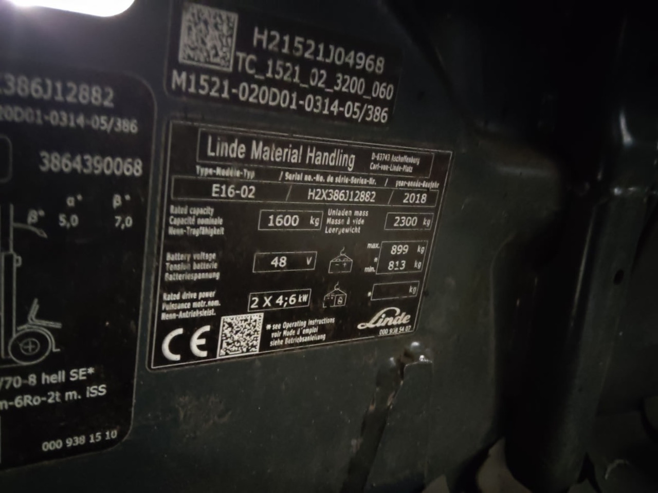 Linde E16-02 - Elektrostapler: das Bild 2 Linde E16-02 - Elektrostapler: das Bild 2