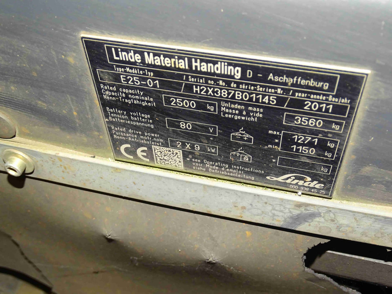 Linde E25-01 - Elektrostapler: das Bild 2 Linde E25-01 - Elektrostapler: das Bild 2