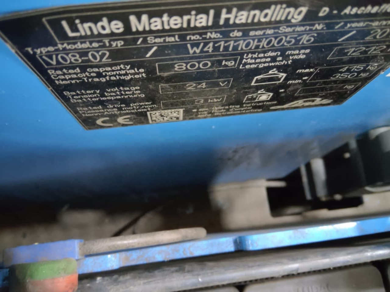 Linde V08-02 - Niederhubwagen: das Bild 2 Linde V08-02 - Niederhubwagen: das Bild 2