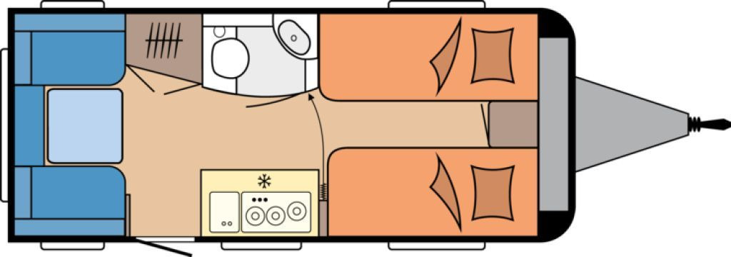 Hobby OnTour 460 DL 2026 BUGFENSTER 1500 ROLLROST - Wohnwagen: das Bild 2 Hobby OnTour 460 DL 2026 BUGFENSTER 1500 ROLLROST - Wohnwagen: das Bild 2