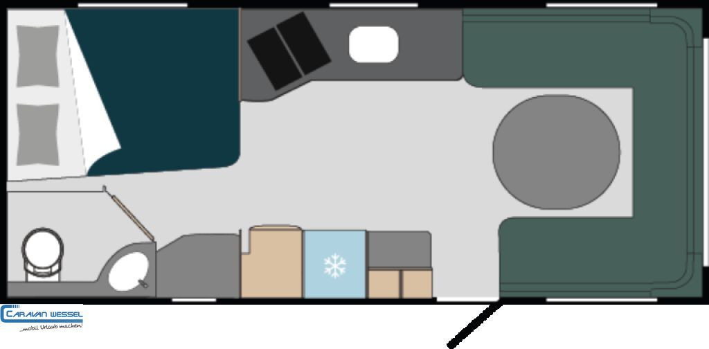 Polar 590 FWA Blueline SONDERMODELL Modellwechsel - Wohnwagen: das Bild 2 Polar 590 FWA Blueline SONDERMODELL Modellwechsel - Wohnwagen: das Bild 2