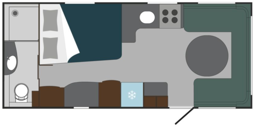 Polar Blackline 590 BFW -15% *TOP-ANGEBOT* LEDER ALDE - Wohnwagen: das Bild 2 Polar Blackline 590 BFW -15% *TOP-ANGEBOT* LEDER ALDE - Wohnwagen: das Bild 2