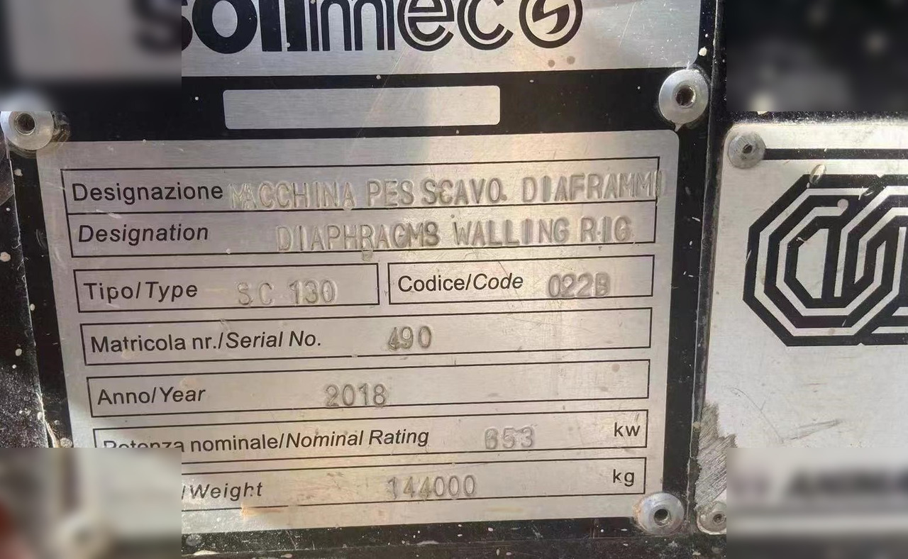 2018 SOILMEC SC130HD TIGER - Bohrgerät: das Bild 4 2018 SOILMEC SC130HD TIGER - Bohrgerät: das Bild 4
