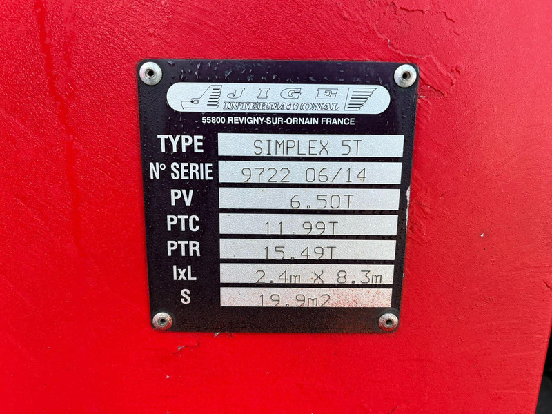 Autotransporter LKW DAF LF 250 4x2 Jige Simplex 5T / 2x WINCH / platform L=5498 mm: das Bild 15 Autotransporter LKW DAF LF 250 4x2 Jige Simplex 5T / 2x WINCH / platform L=5498 mm: das Bild 15