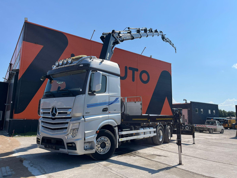 Mercedes-Benz Actros 2551 6x2 HIAB 377-6 HIPRO + JIB / Platform extendable L=6400 -- 7397mm - Pritsche LKW, Autokran: das Bild 1 Mercedes-Benz Actros 2551 6x2 HIAB 377-6 HIPRO + JIB / Platform extendable L=6400 -- 7397mm - Pritsche LKW, Autokran: das Bild 1