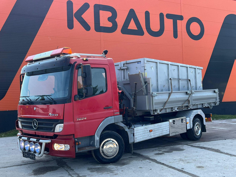 Mercedes-Benz Atego 1024 4x2 PK4100 + WINCH / HOOK LIFT L=3900 mm - Abrollkipper, Autokran: das Bild 2 Mercedes-Benz Atego 1024 4x2 PK4100 + WINCH / HOOK LIFT L=3900 mm - Abrollkipper, Autokran: das Bild 2