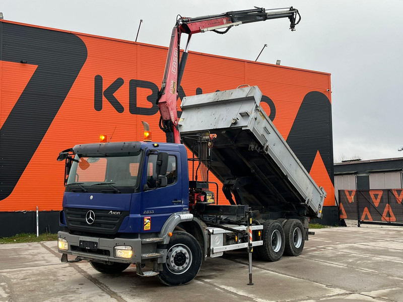 Mercedes-Benz Axor 2633 6x4 FASSI F110AK22 / BOX L=5040 mm - Kipper, Autokran: das Bild 1 Mercedes-Benz Axor 2633 6x4 FASSI F110AK22 / BOX L=5040 mm - Kipper, Autokran: das Bild 1