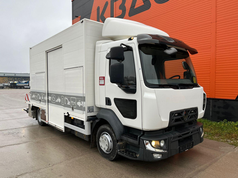 Renault D12 4x2 WORKSHOP ON WHEELS / FASSI M30A.13 / BOX L=4459 mm - Pritsche LKW, Autokran: das Bild 3 Renault D12 4x2 WORKSHOP ON WHEELS / FASSI M30A.13 / BOX L=4459 mm - Pritsche LKW, Autokran: das Bild 3