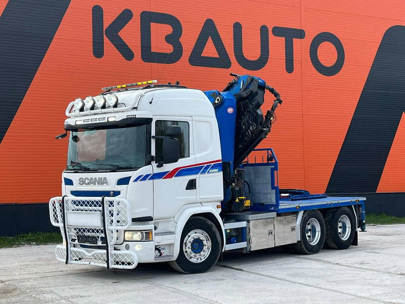 Scania G 490 6x2 HMF 5020 K6 + JIB / RETARDER - Sattelzugmaschine: das Bild 2 Scania G 490 6x2 HMF 5020 K6 + JIB / RETARDER - Sattelzugmaschine: das Bild 2