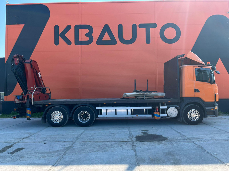 Scania R 340 6x2*4 HMF 2823-K6 + JIB / PLATFORM L=7293 mm - Pritsche LKW, Autokran: das Bild 5 Scania R 340 6x2*4 HMF 2823-K6 + JIB / PLATFORM L=7293 mm - Pritsche LKW, Autokran: das Bild 5